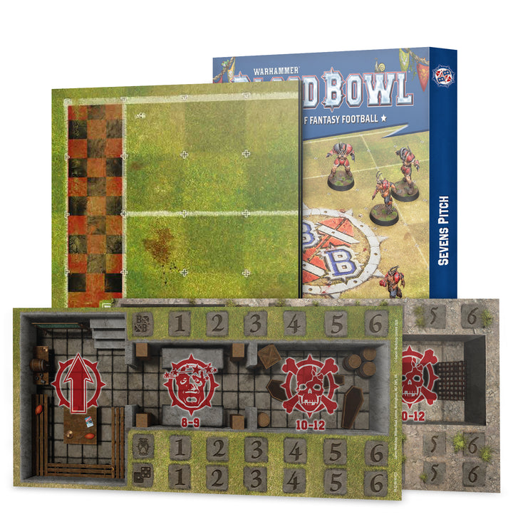 Blood Bowl: Sevens Pitch - Double-sided Pitch and Dugouts