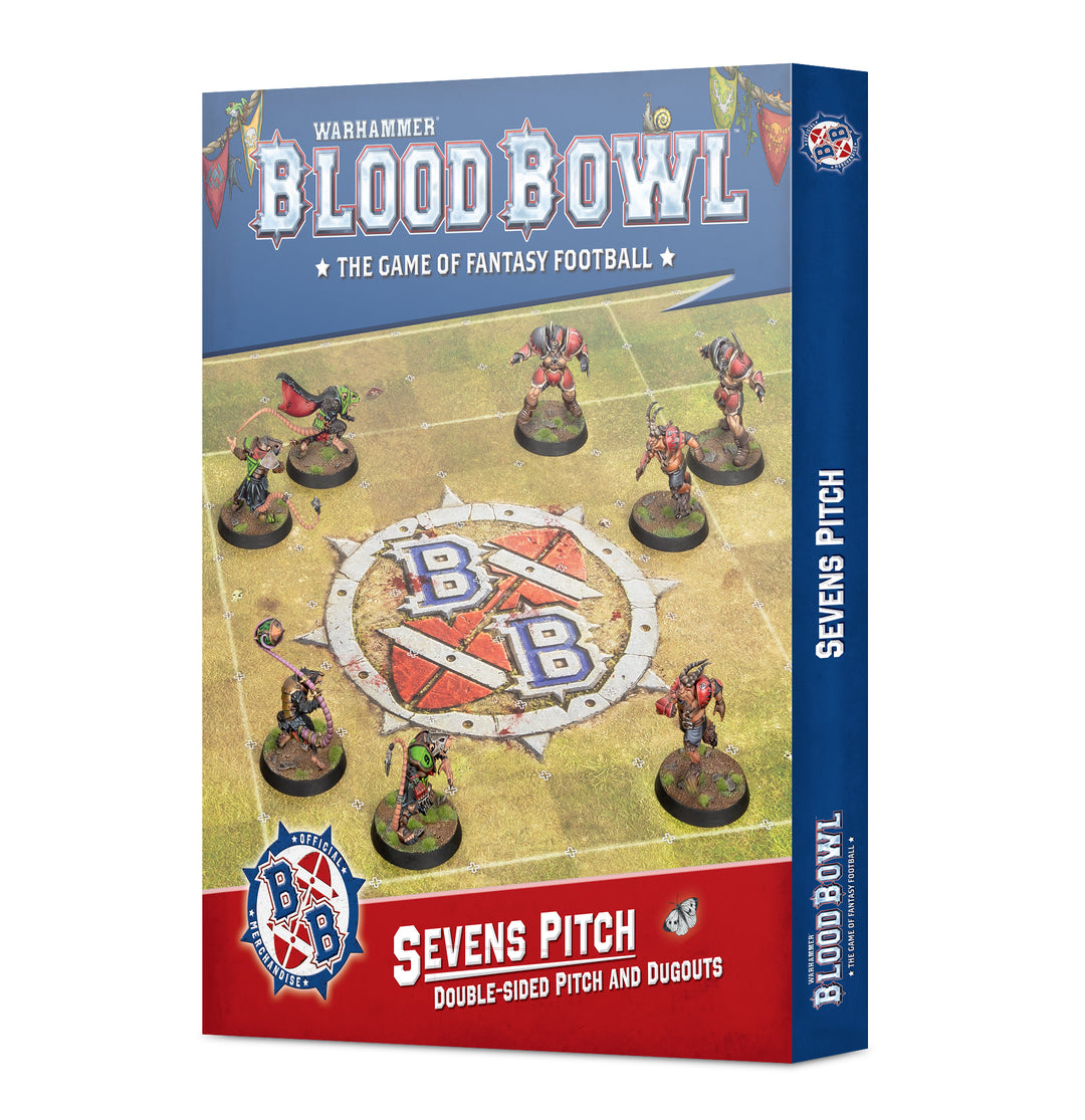 Blood Bowl: Sevens Pitch - Double-sided Pitch and Dugouts