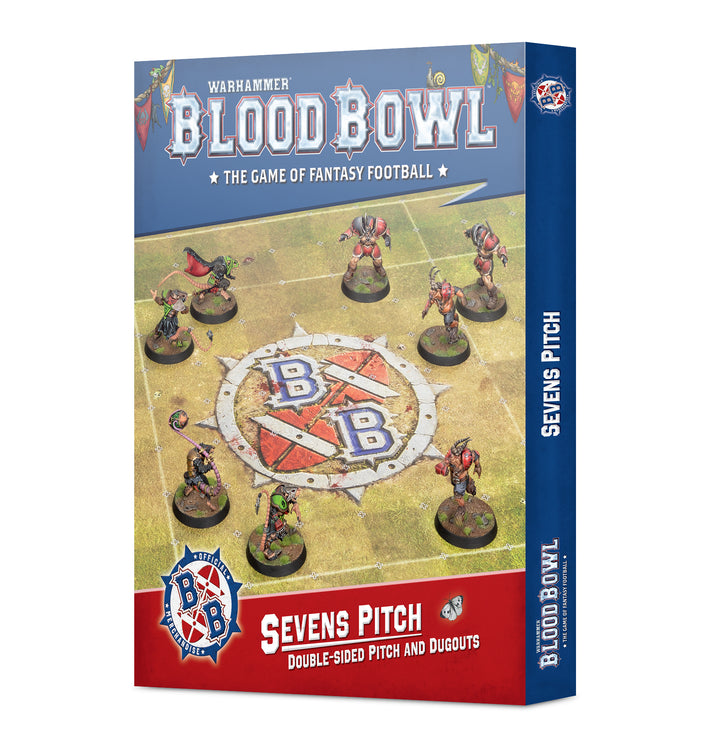Blood Bowl: Sevens Pitch - Double-sided Pitch and Dugouts