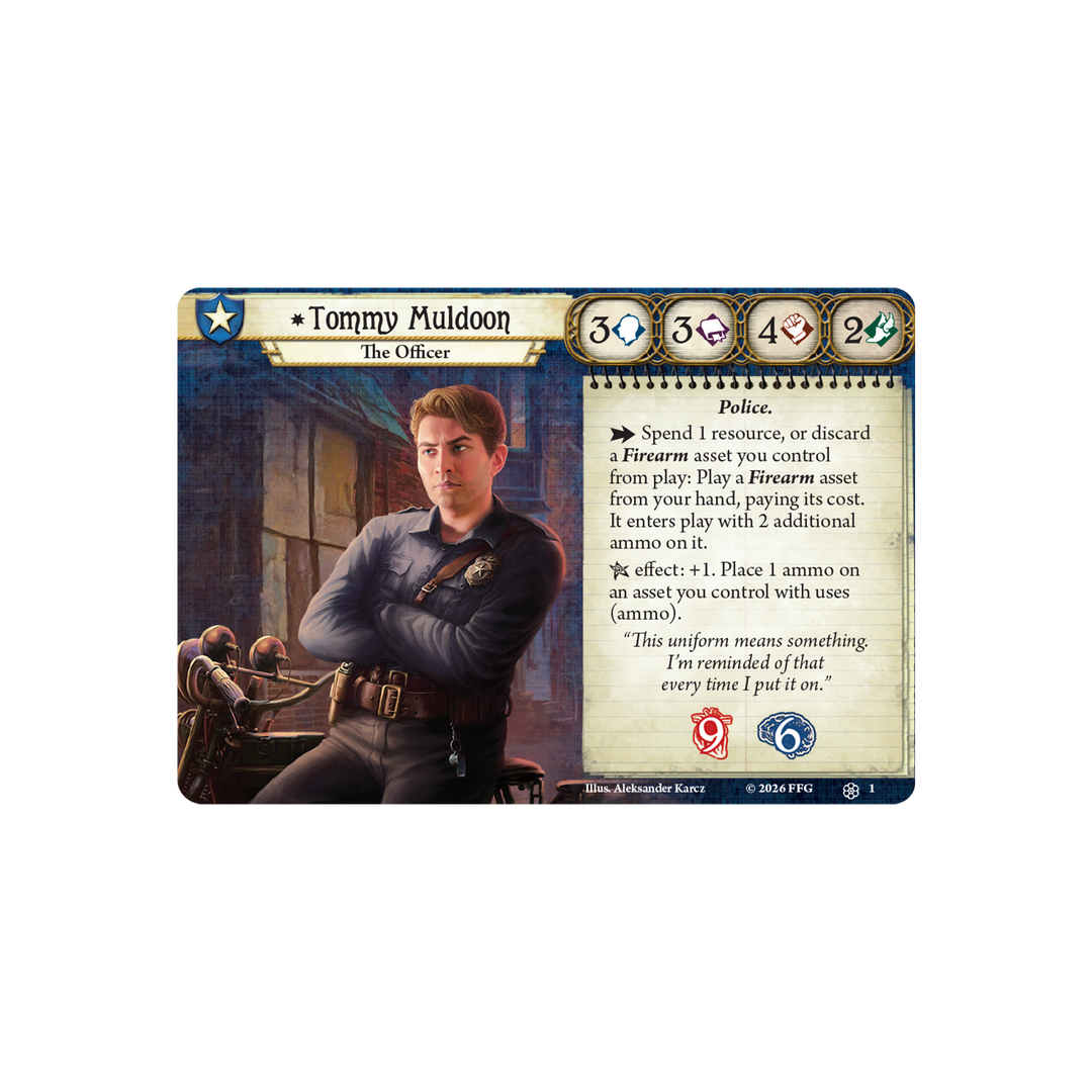Arkham Horror: The Card Game - Tommy Muldoon Investigator Deck