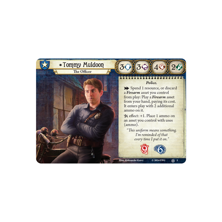 Arkham Horror: The Card Game - Tommy Muldoon Investigator Deck