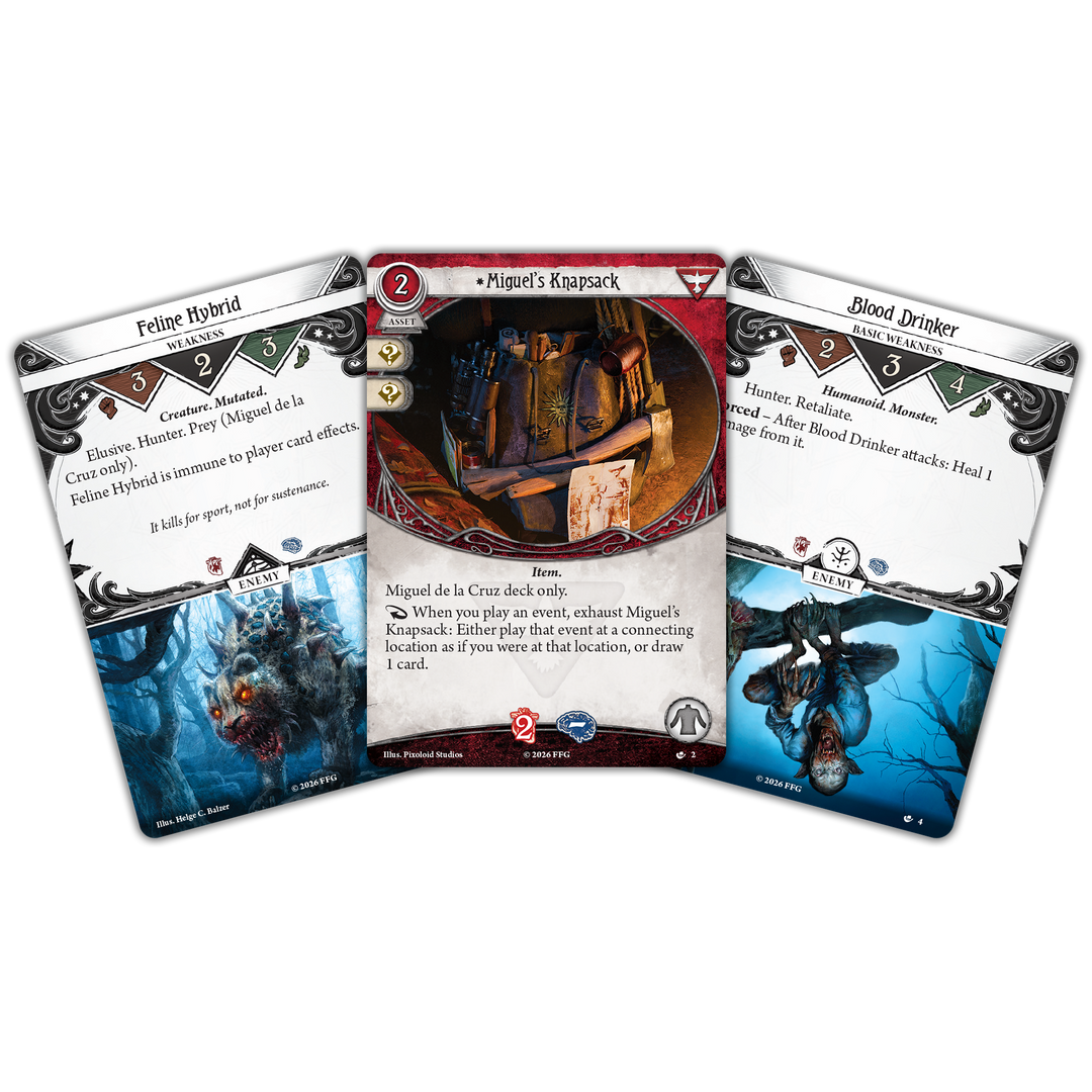 Arkham Horror: The Card Game - Miguel de la Cruz Investigator Deck