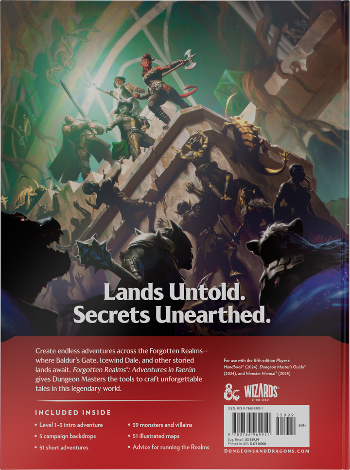 Dungeons & Dragons (5th Edition) - Forgotten Realms: Adventures in Faerûn
