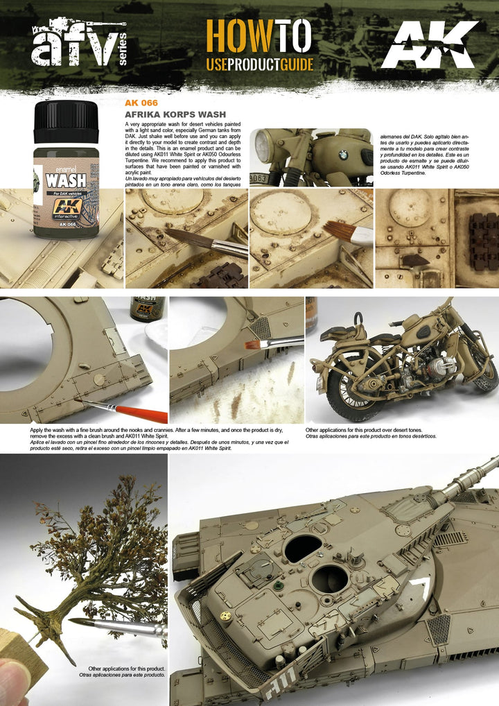 Wash: DAK Vehicles (Afrika Korps) (AK Interactive) (AK066)