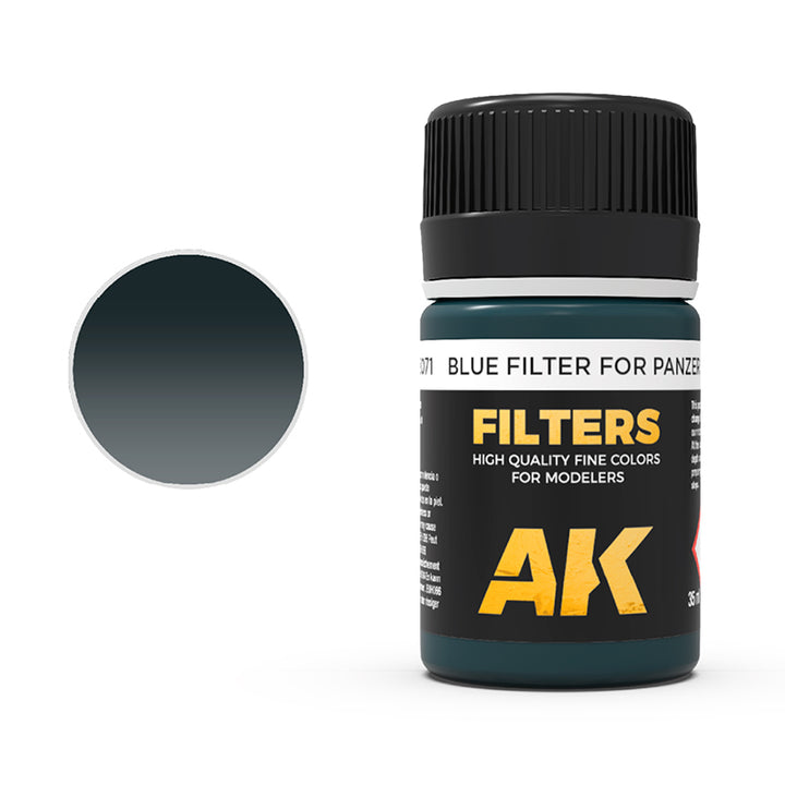 Filters: Blue Filter for Panzer Grey Vehicles (AK Interactive) (AK071) (54)