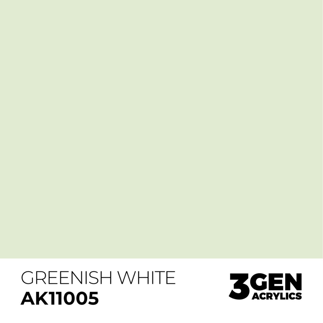 3GEN Acrylics: Greenish White (AK Interactive) (AK11005)
