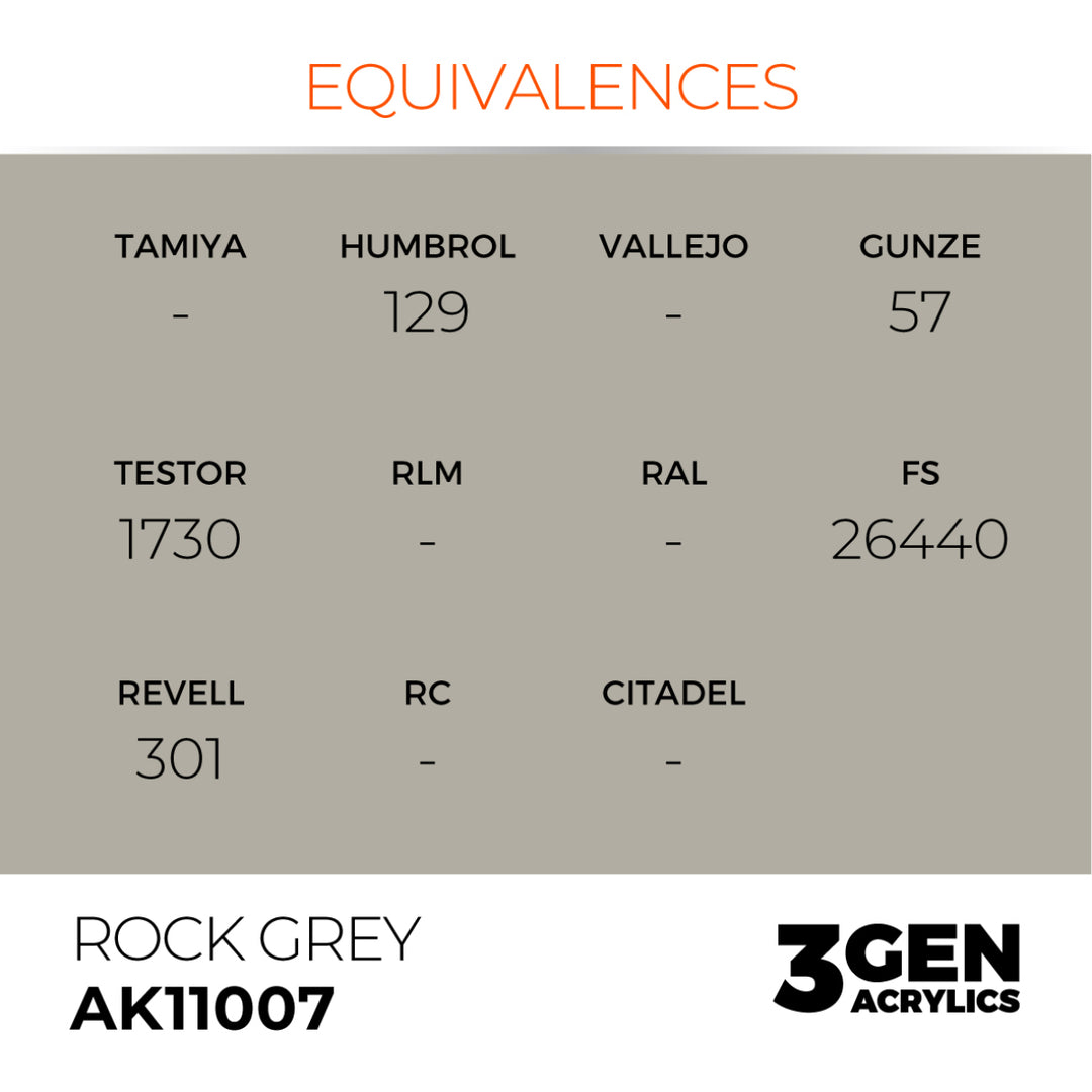 3GEN Acrylics: Rock Grey (AK Interactive) (AK11007)