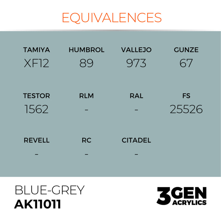 3GEN Acrylics: Blue Grey (AK Interactive) (AK11011)