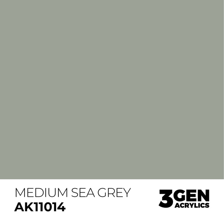3GEN Acrylics: Medium Sea Grey (AK Interactive) (AK11014)