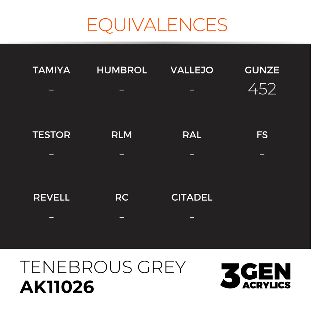 3GEN Acrylics: Tenebrous Grey (AK Interactive) (AK11026)