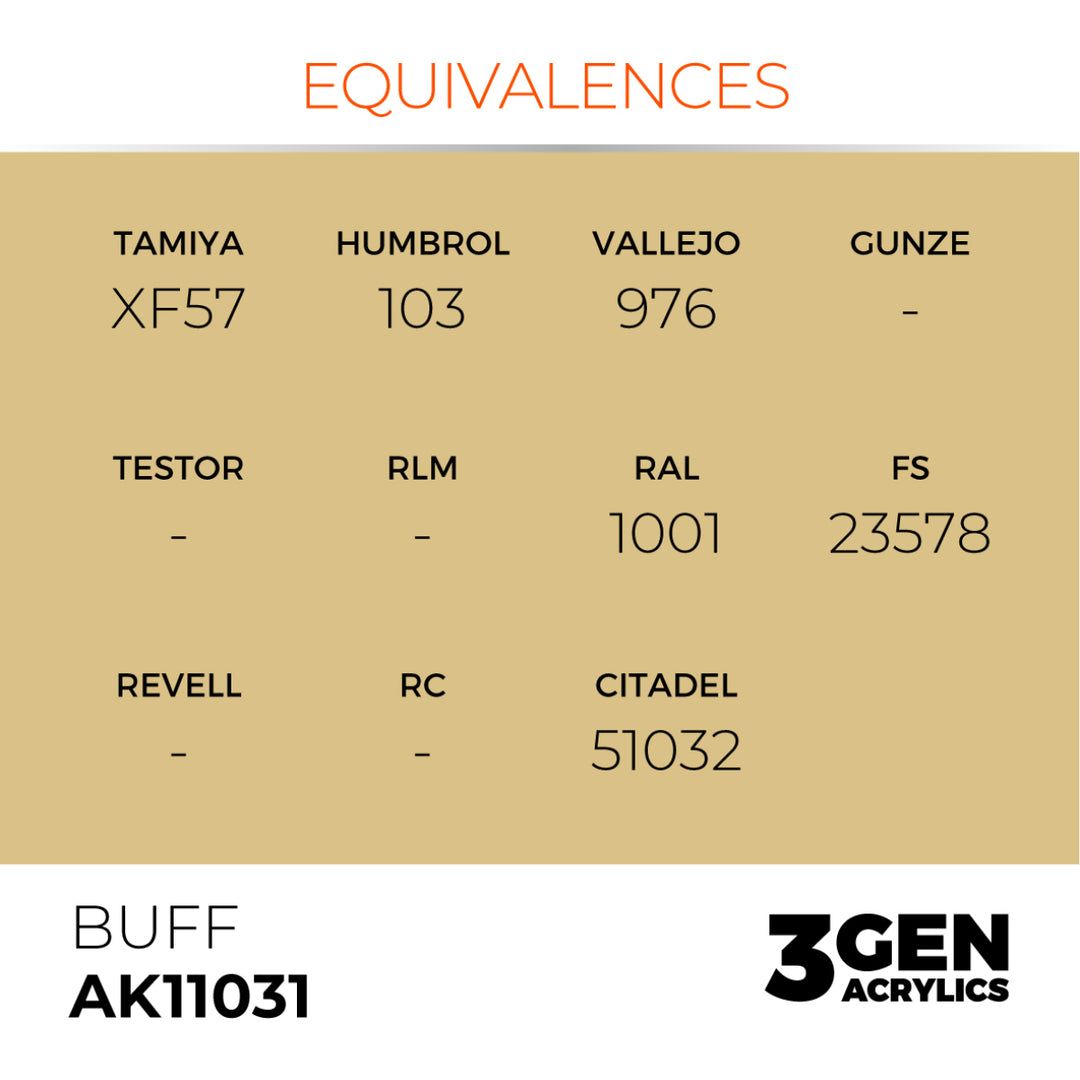 3GEN Acrylics: Buff (AK Interactive) (AK11031)