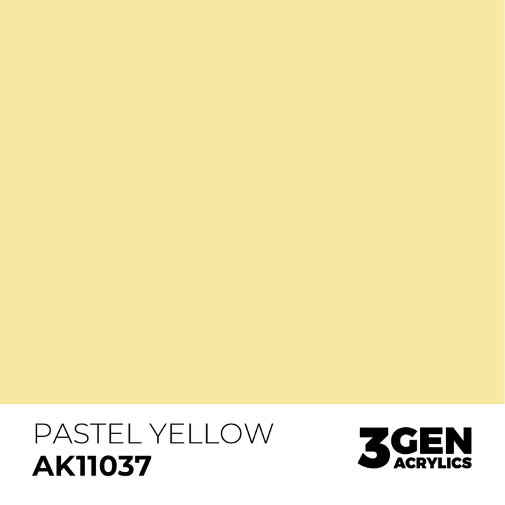 3GEN Acrylics: Pastel Yellow – Pastel (AK Interactive) (AK11037)
