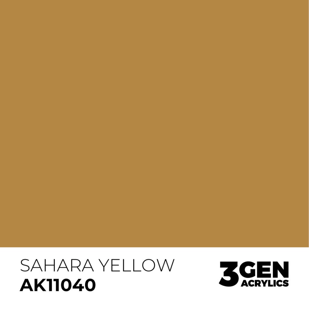3GEN Acrylics: Sahara Yellow (AK Interactive) (AK11040)