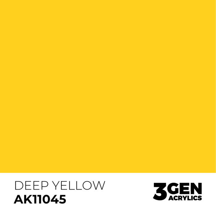 3GEN Acrylics: Deep Yellow – Intense (AK Interactive) (AK11045)