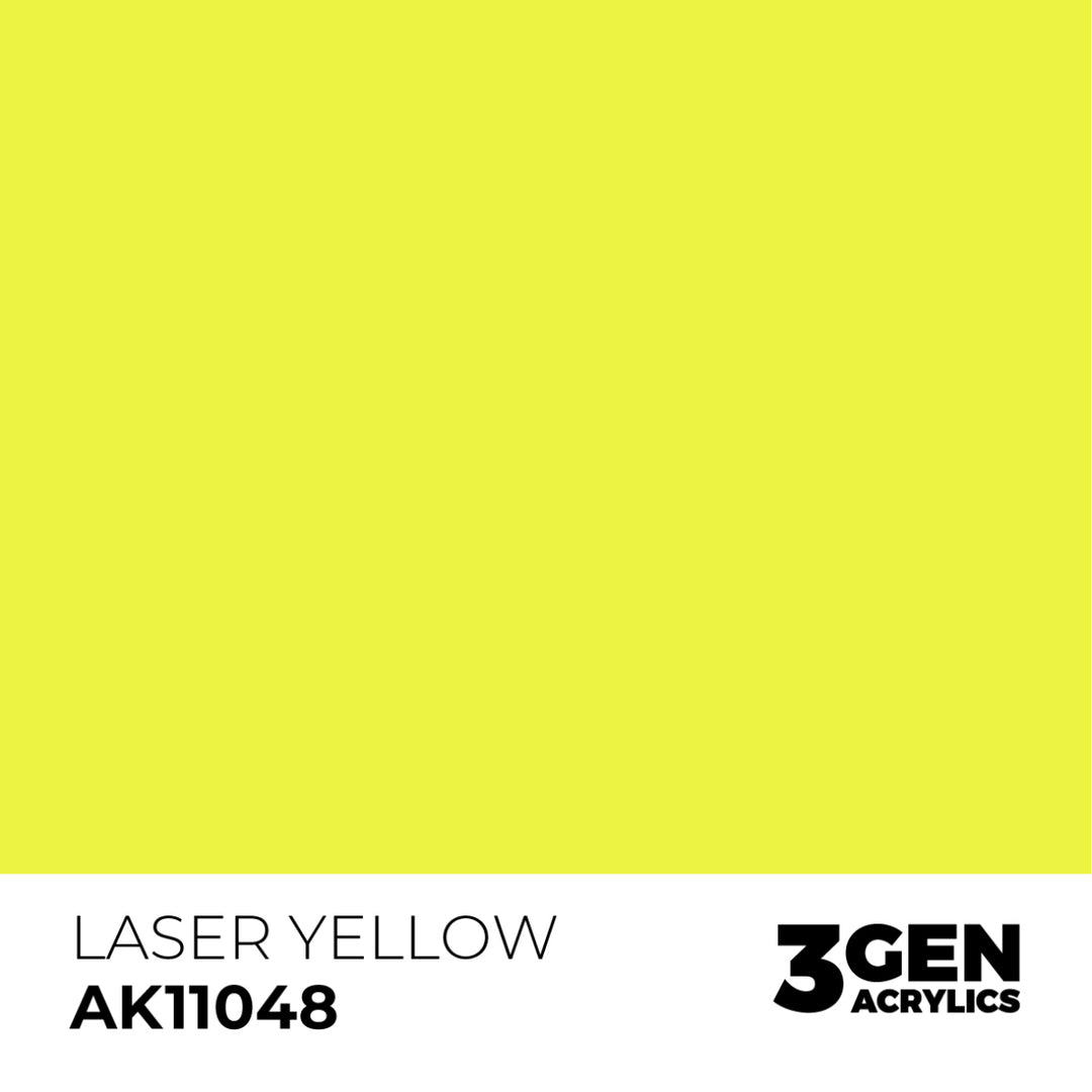 3GEN Acrylics: Laser Yellow (AK Interactive) (AK11048)