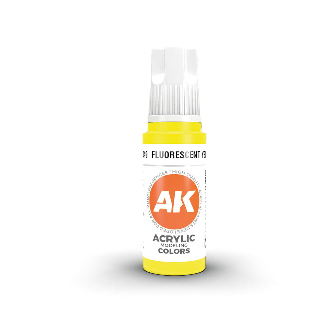 3GEN Acrylics: Fluorescent Yellow (AK Interactive) (AK11049)
