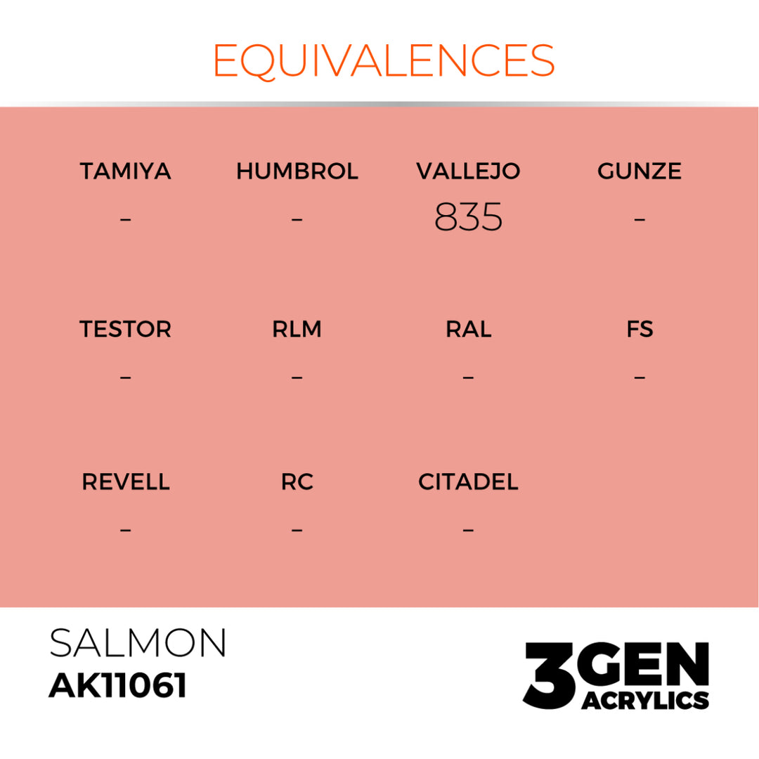 3GEN Acrylics: Salmon (AK Interactive) (AK11061)