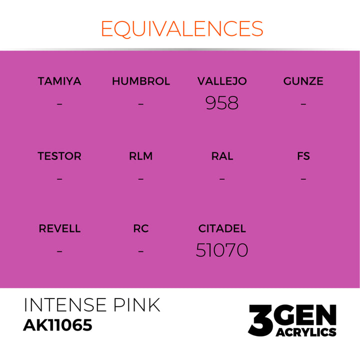 3GEN Acrylics: Intense Pink – Intense (AK Interactive) (AK11065)