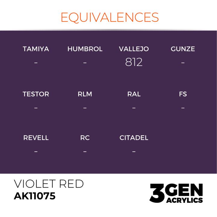 3GEN Acrylics: Violet Red (AK Interactive) (AK11075)