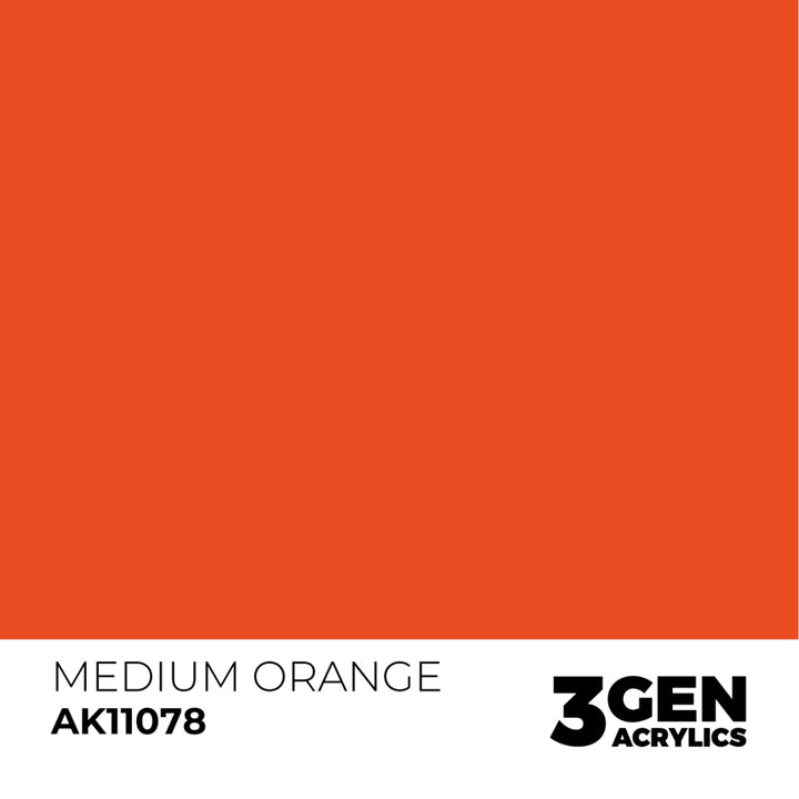 3GEN Acrylics: Medium Orange (AK Interactive) (AK11078)