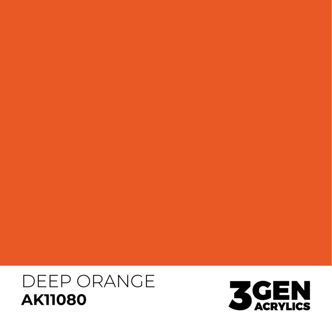 3GEN Acrylics: Deep Orange – Intense (AK Interactive) (AK11080)