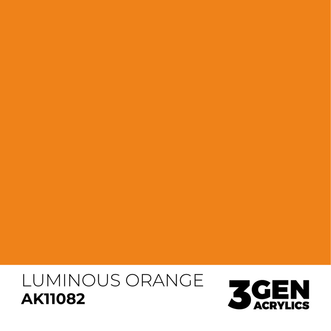 3GEN Acrylics: Luminous Orange (AK Interactive) (AK11082)