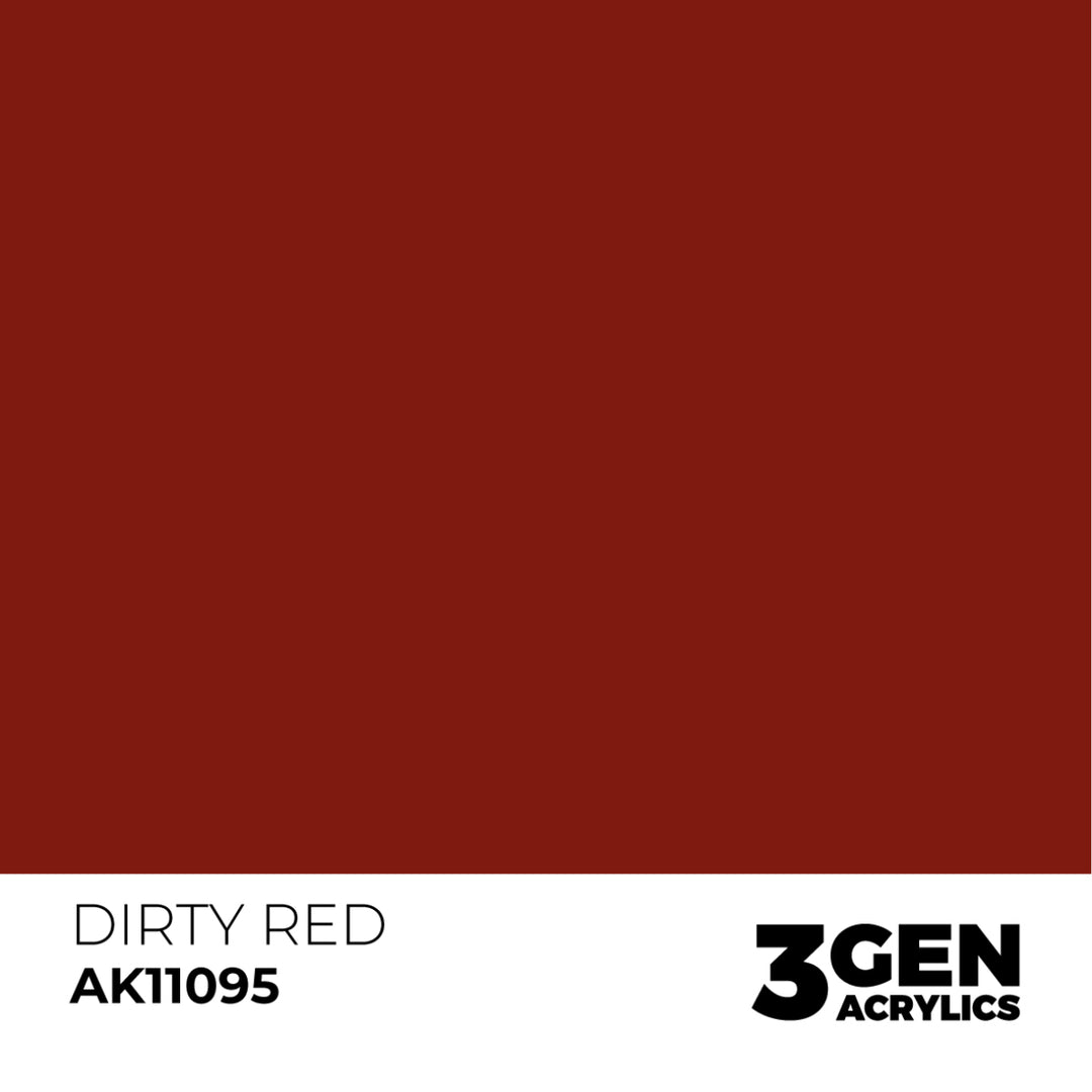 3GEN Acrylics: Dirty Red (AK Interactive) (AK11095)