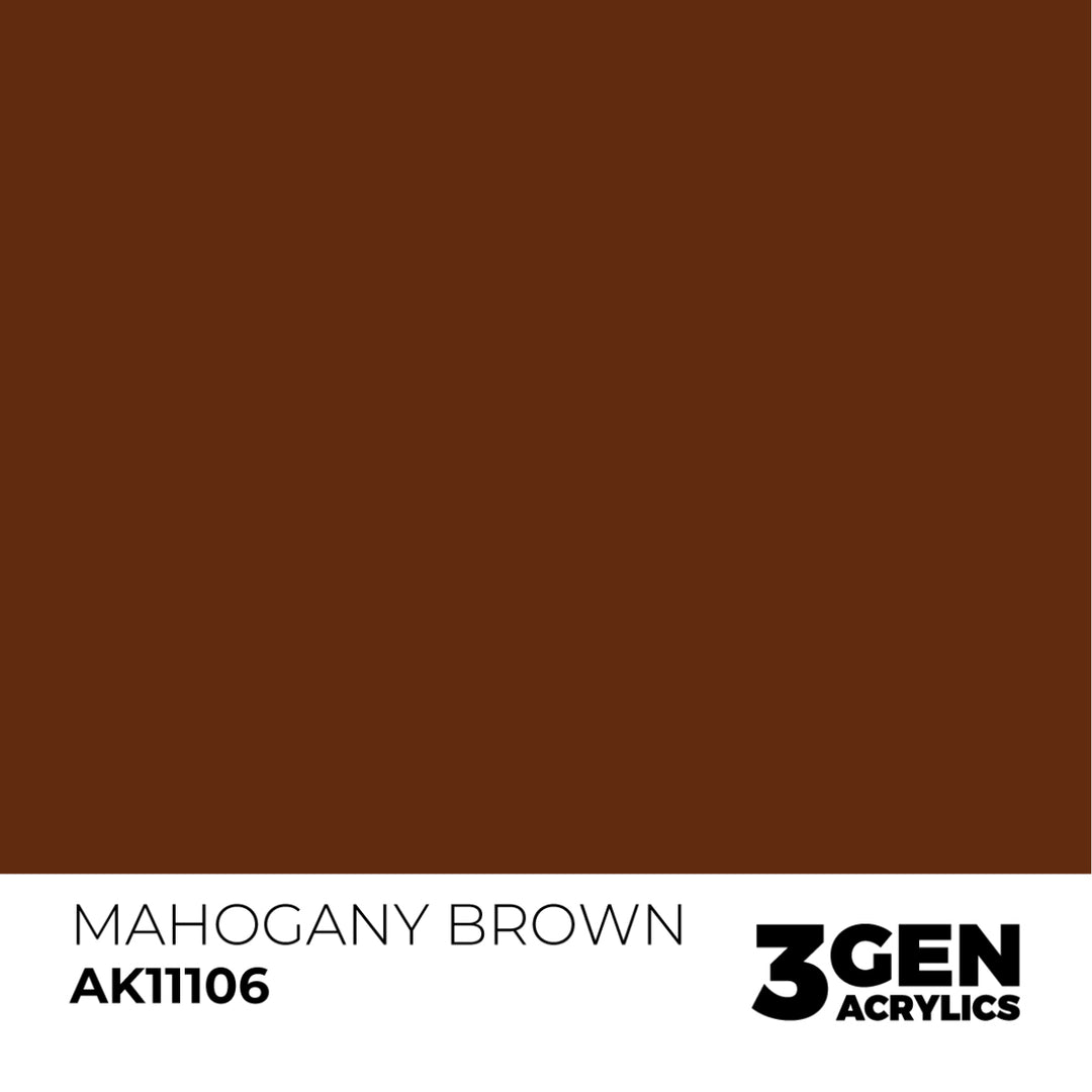 3GEN Acrylics: Mahogany Brown (AK Interactive) (AK11106)