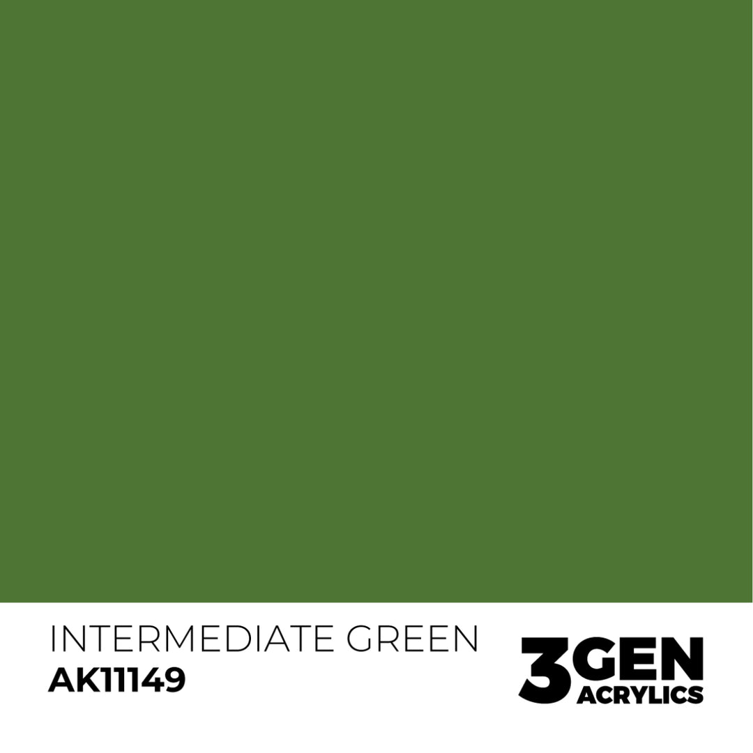 3GEN Acrylics: Intermediate Green (AK Interactive) (AK11149)