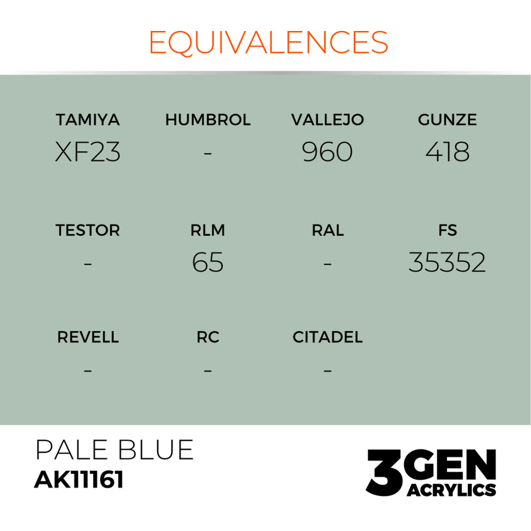 3GEN Acrylics: Pale Blue (AK Interactive) (AK11161)