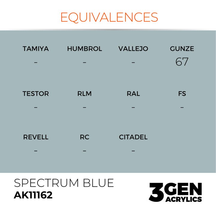 3GEN Acrylics: Spectrum Blue (AK Interactive) (AK11162)
