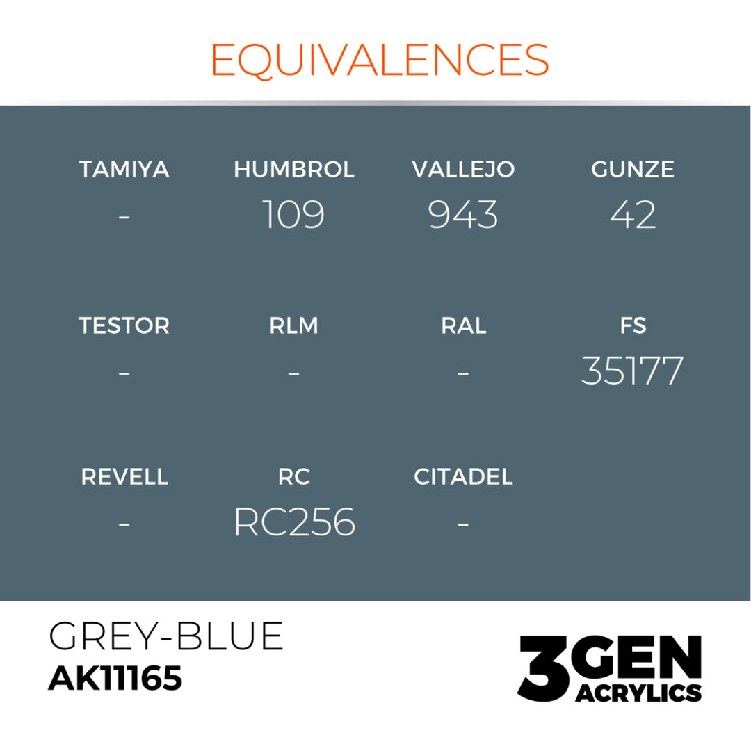 3GEN Acrylics: Grey-blue (AK Interactive) (AK11165)