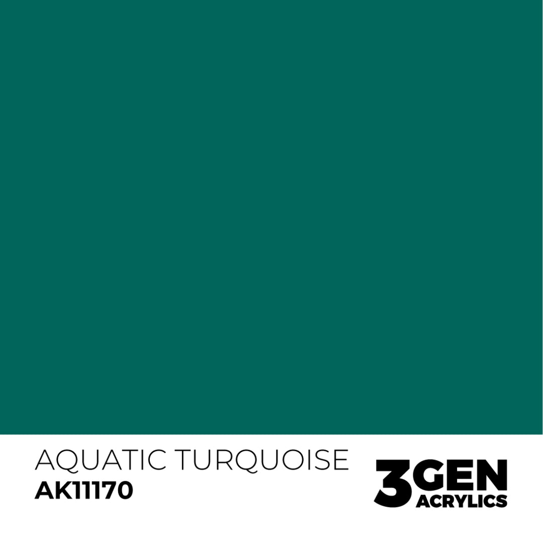 3GEN Acrylics: Aquatic Turquoise (AK Interactive) (AK11170)