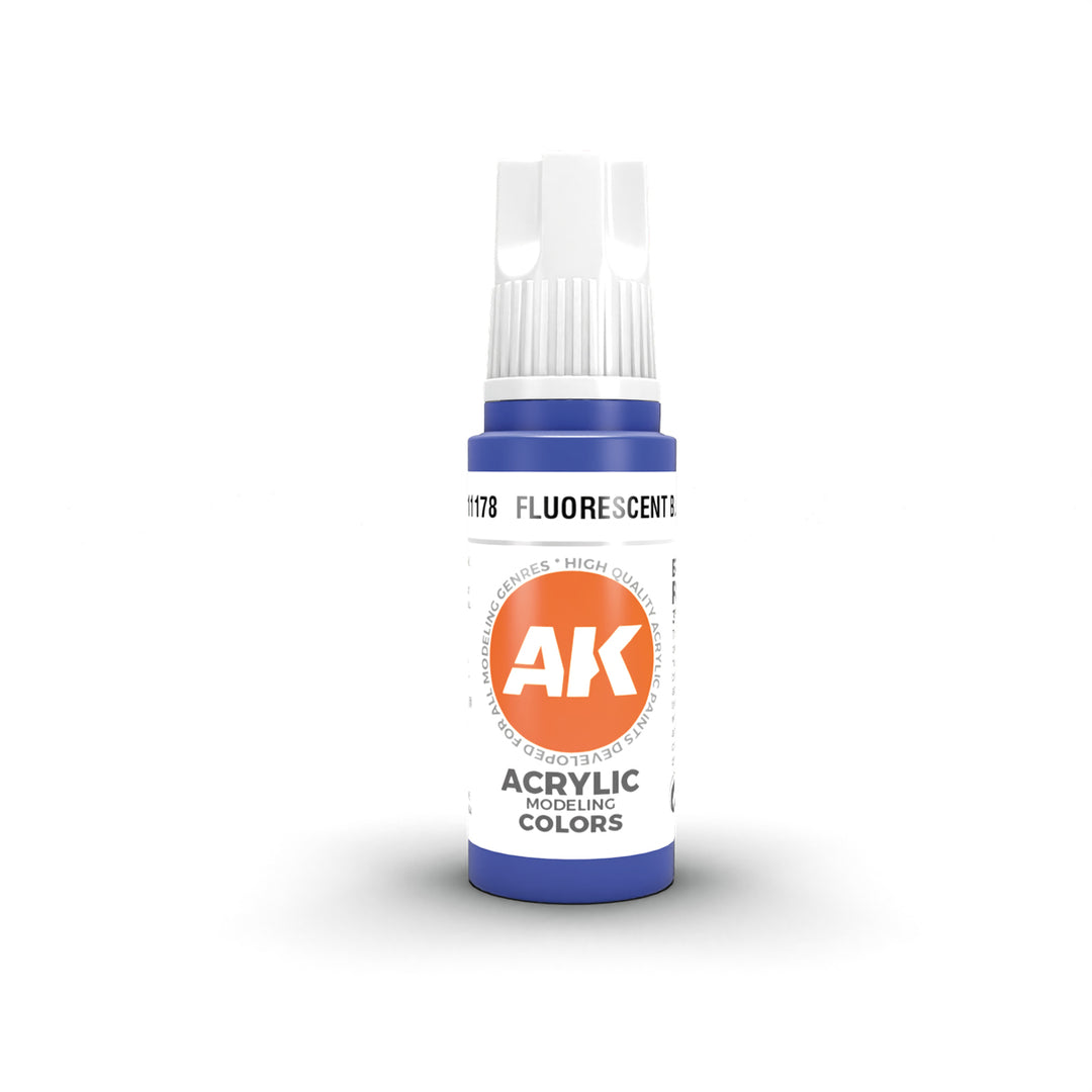 3GEN Acrylics: Fluorescent Blue (AK Interactive) (AK11178)