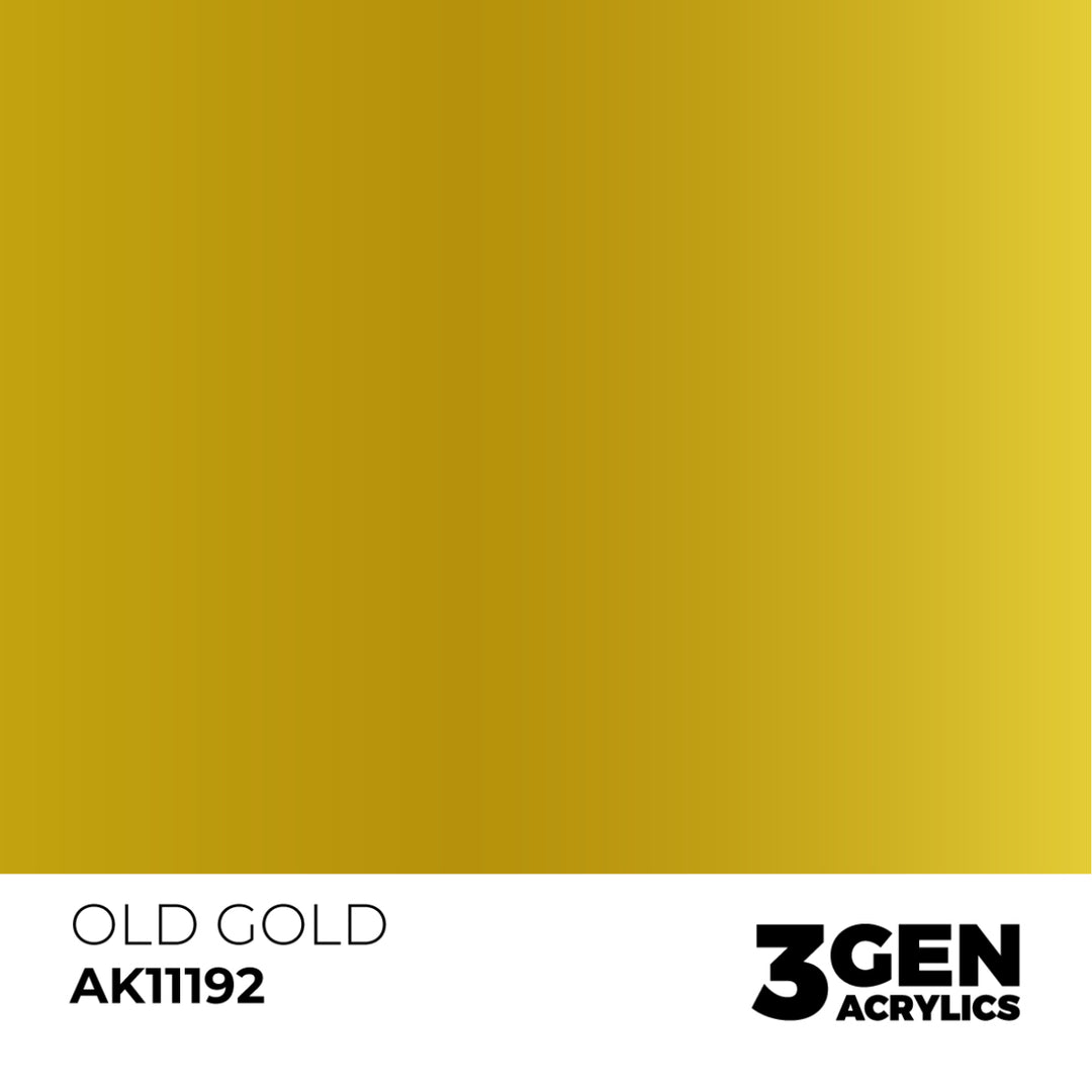 3GEN Acrylics: Old Gold – Metallic (AK Interactive) (AK11192)