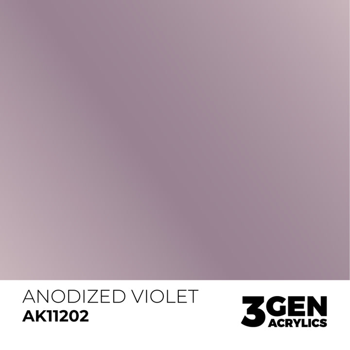 3GEN Acrylics: Anodized Violet – Metallic (AK Interactive) (AK11202)