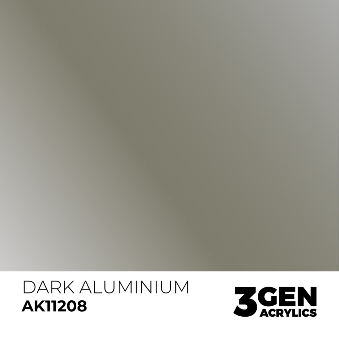 3GEN Acrylics: Dark Aluminium – Metallic (AK Interactive) (AK11208)