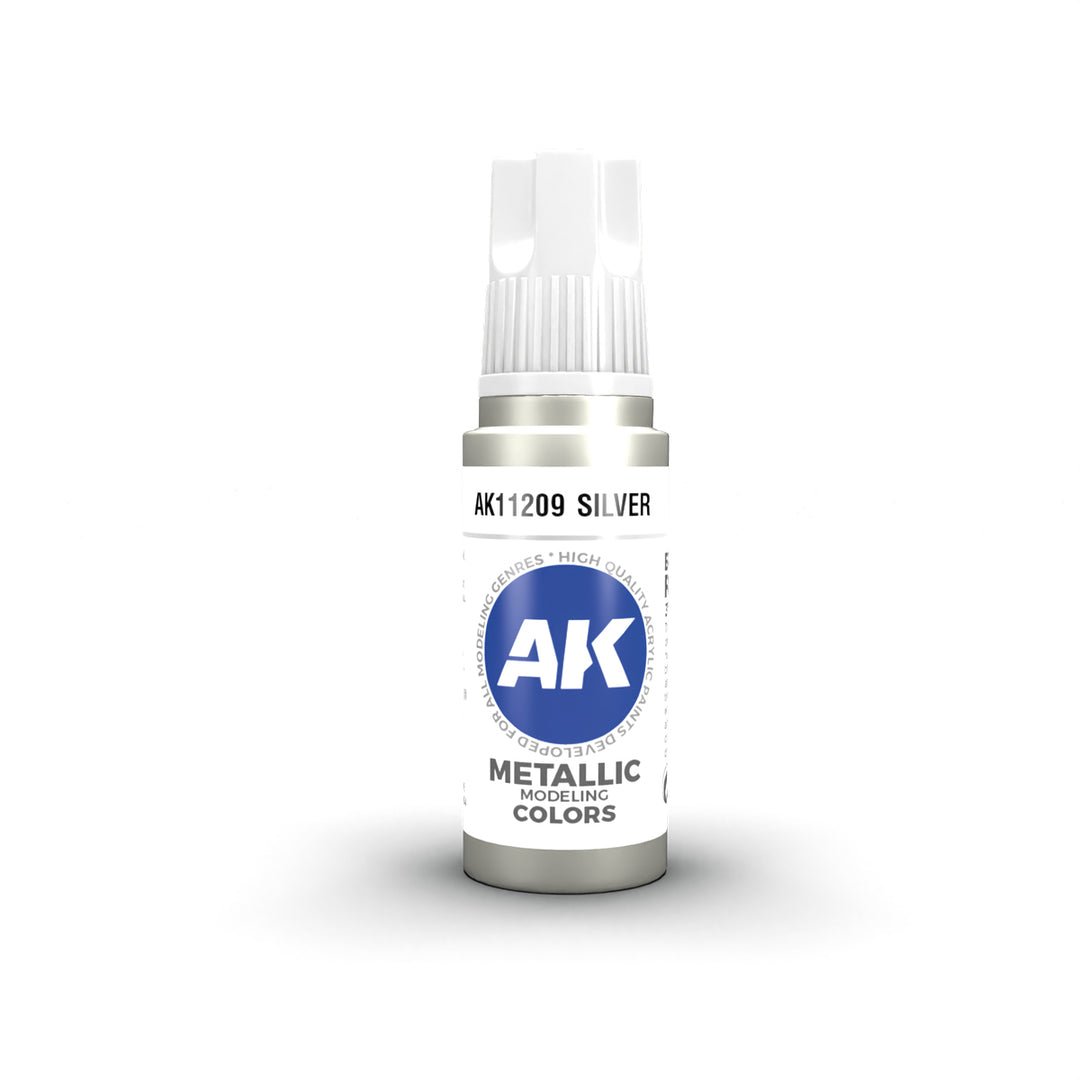 3GEN Acrylics: Silver – Metallic (AK Interactive) (AK11209)