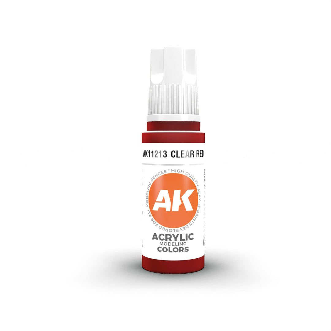 3GEN Acrylics: Clear Red (AK Interactive) (AK11213)