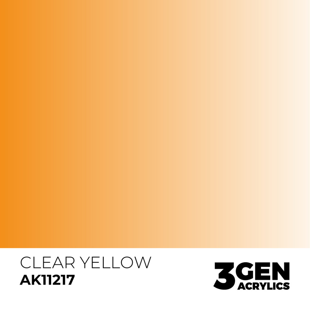 3GEN Acrylics: Clear Yellow (AK Interactive) (AK11217)