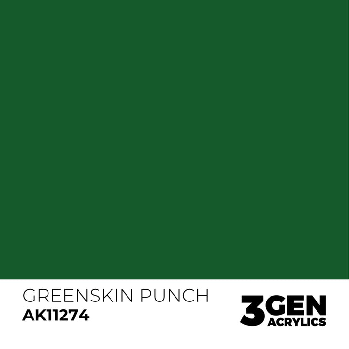 3GEN Acrylics: Greenskin Punch – Color Punch (AK Interactive) (AK11274)