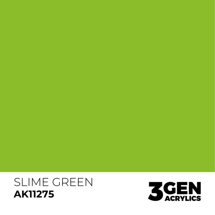 3GEN Acrylics: Slime Green – Color Punch (AK Interactive) (AK11275)