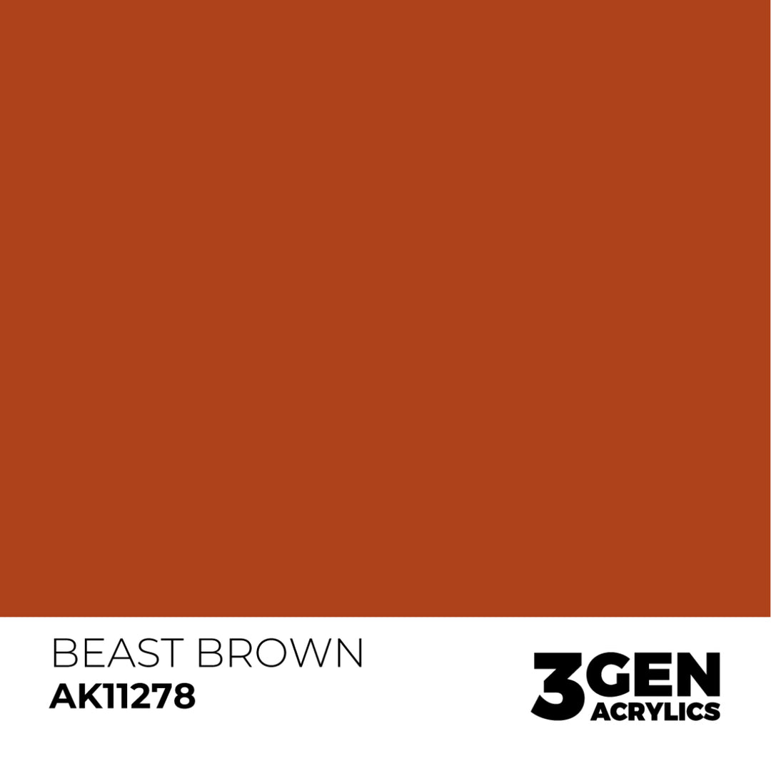 3GEN Acrylics: Beast Brown – Color Punch (AK Interactive) (AK11278)