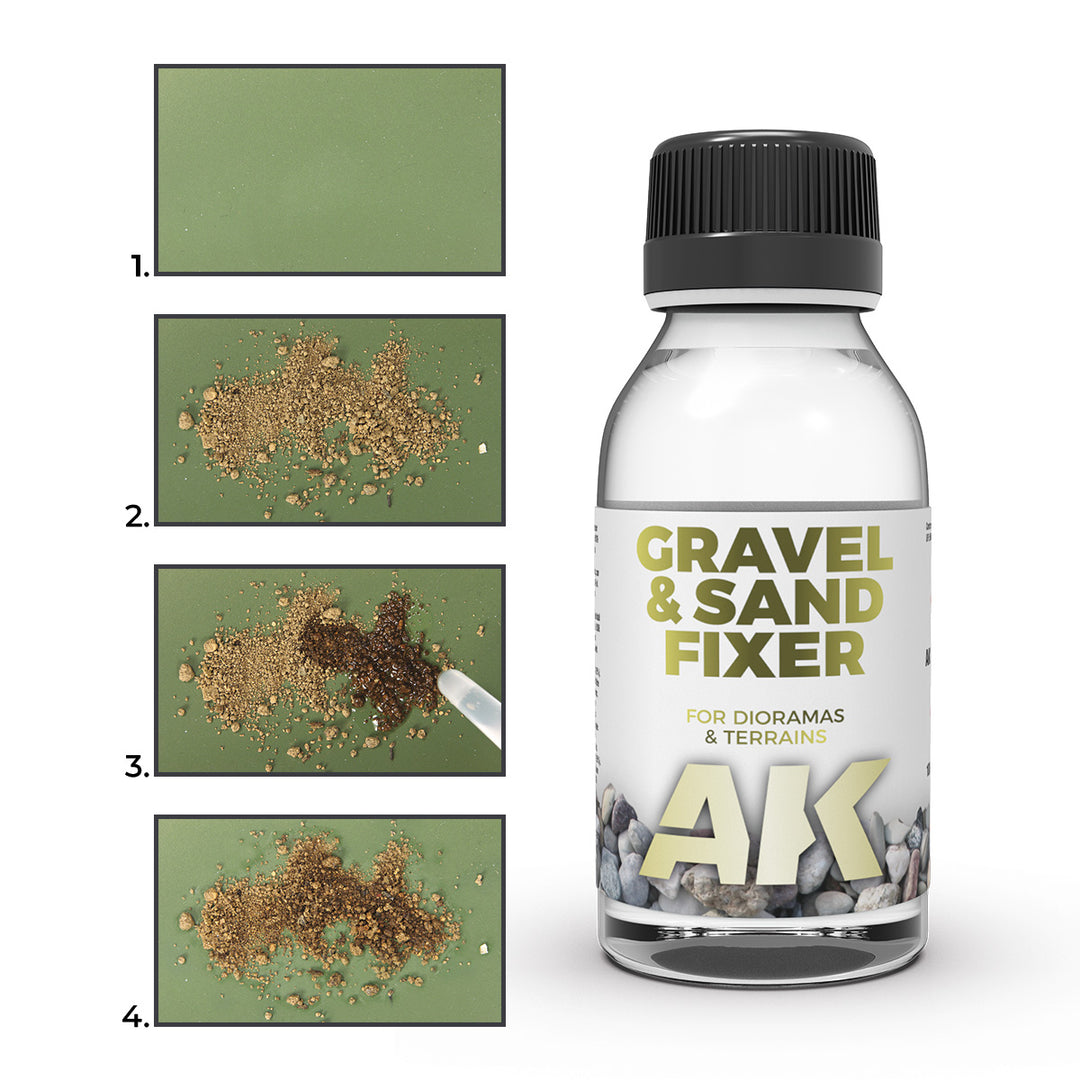 Gravel And Sand Fixer (AK Interactive) (AK118)