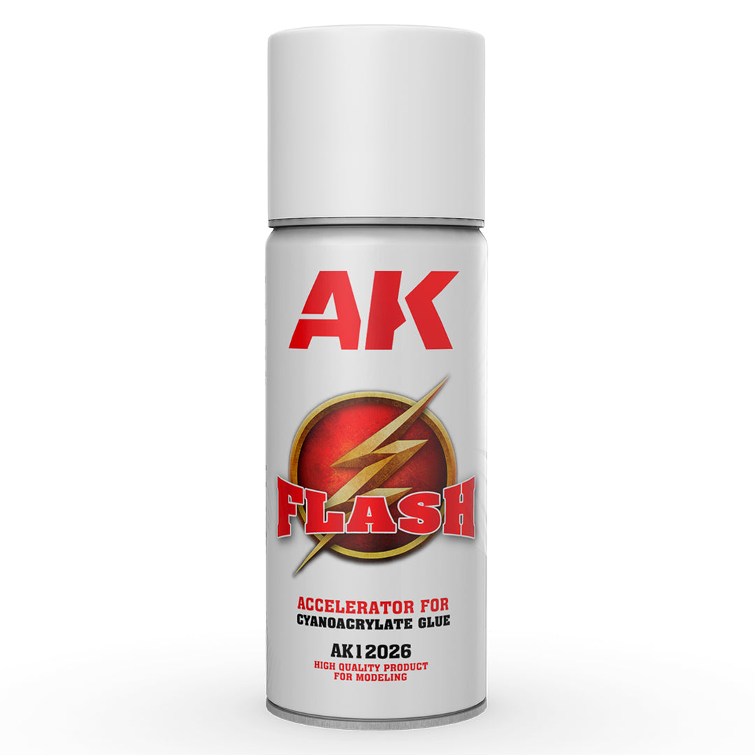 Flash Spray (200ml) – Accelerator For Cyanoacrylate Glue (AK Interactive) (AK12026)