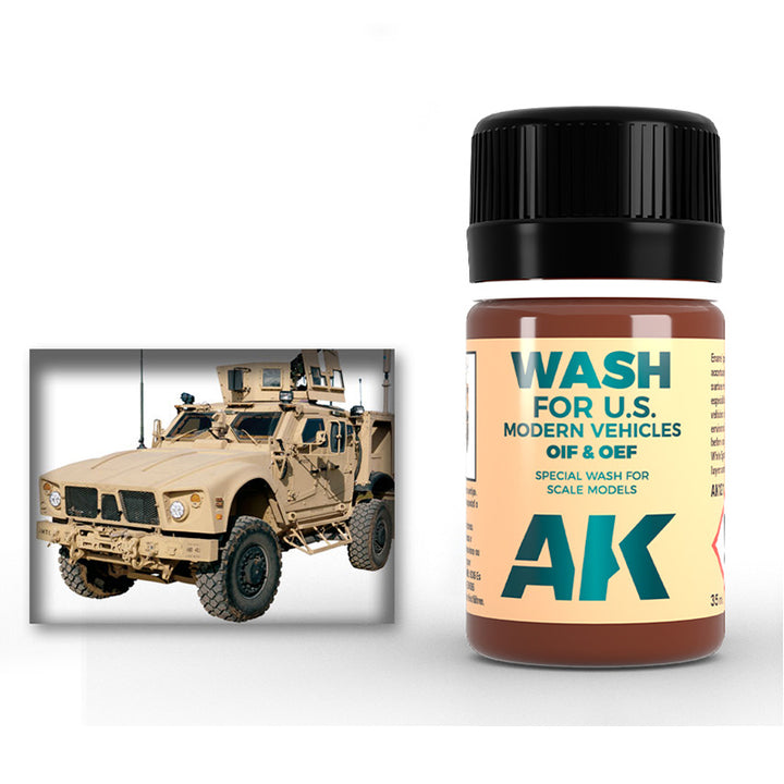 Wash: for US Modern Vehicles - OIF & OEF (AK Interactive) (AK121)