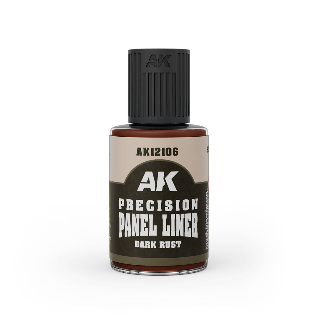 Dark Rust Precision Panel Liner (AK Interactive) (AK12106)