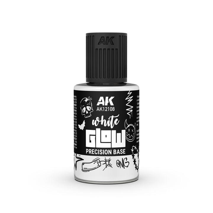 White Glow Precision Base (AK Interactive) (AK12108)