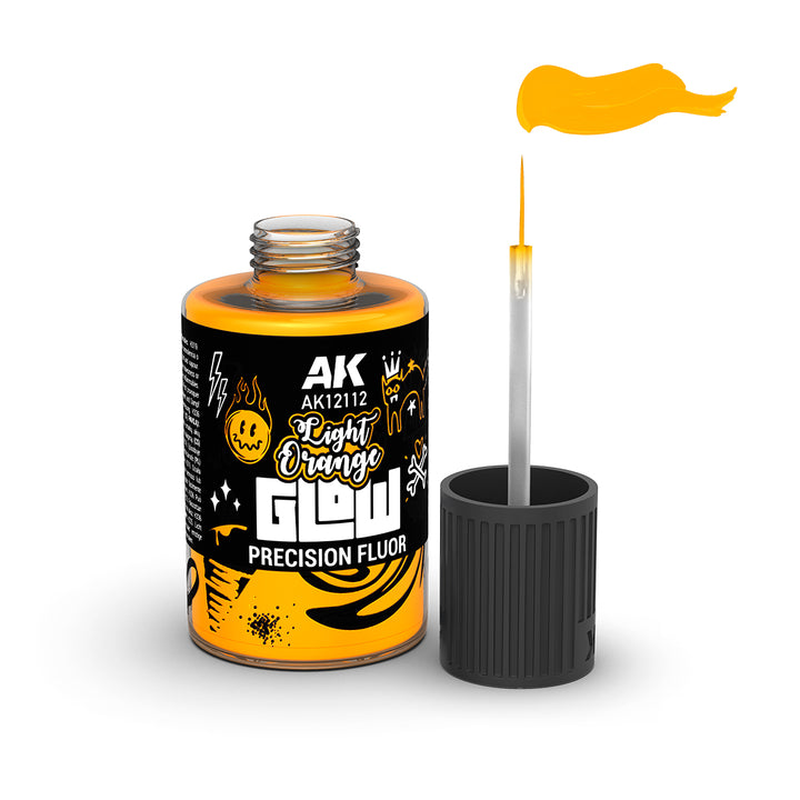 Light Orange Glow Precision Fluor (AK Interactive) (AK12112)