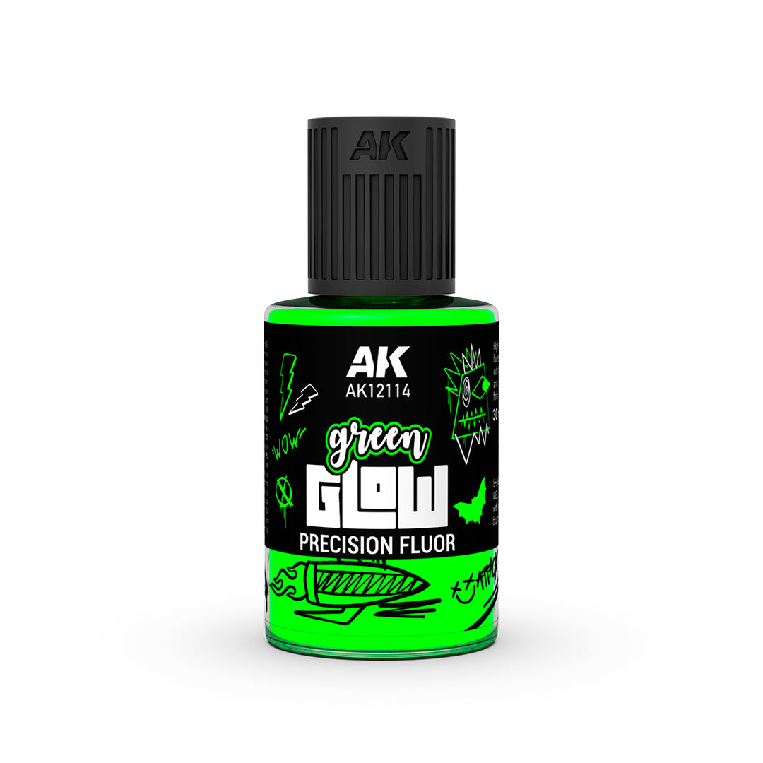 Green Glow Precision Fluor (AK Interactive) (AK12114)